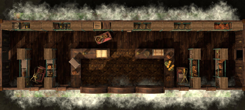Victorian Train Multi-Map Pack: What is happening on this racing train as it charges through the wilderness? Is it a relaxing journey? An Orient Express Mystery? Or a Haunted nightmare as the party battles through hordes of ghosts?