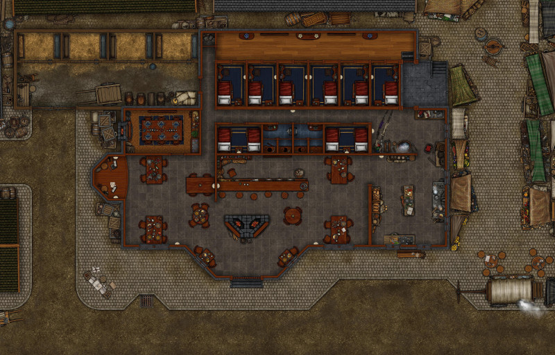 Tavern with a side market [36x23] 150px