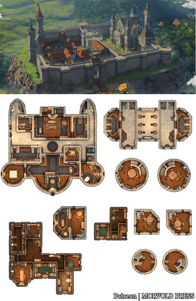Keep on the Borderlands | 2nd Floor [90 x 120]