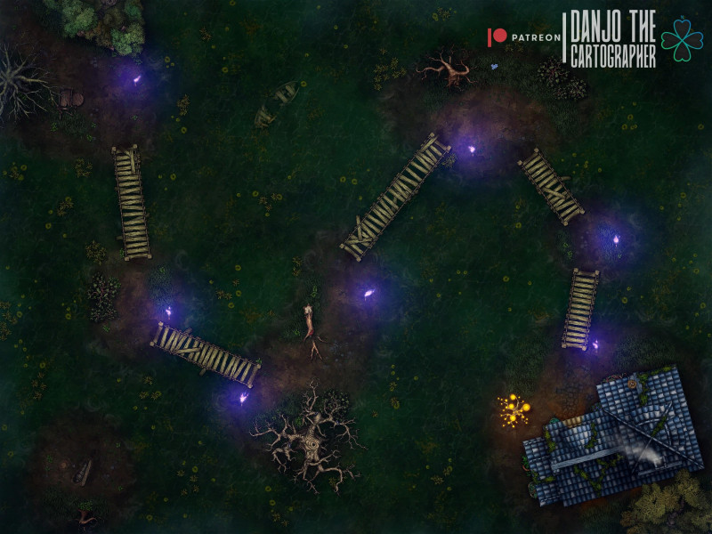 Witchlight Wetlands [40x30] [Art] [OC]