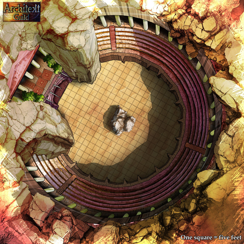 Pit of Bones (fantasy rpg battlr arena map)