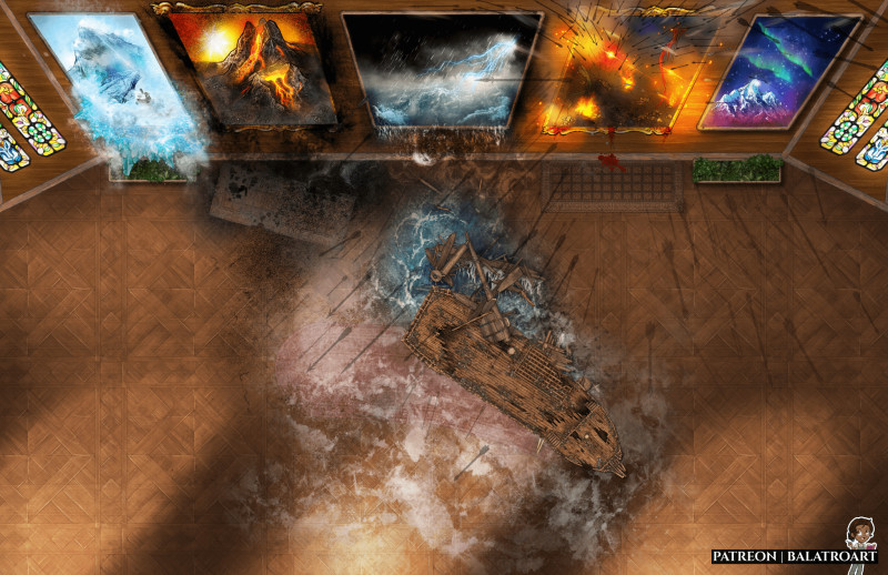 The paintings in the magic gallery really bring the artist’s visions to life. Quite literally.