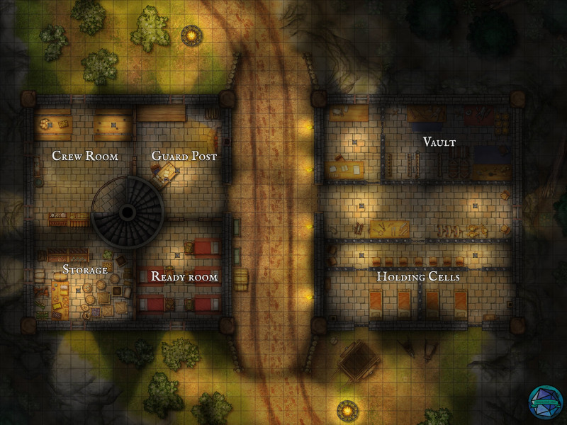 Outpost 1st floor (Day and Night)