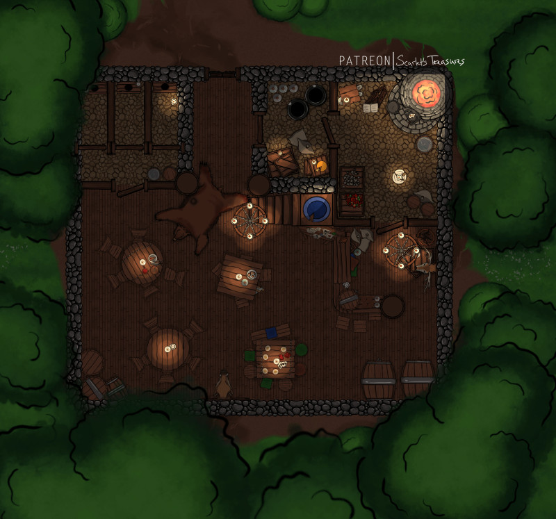 Small Tavern in the Woods [15x14]