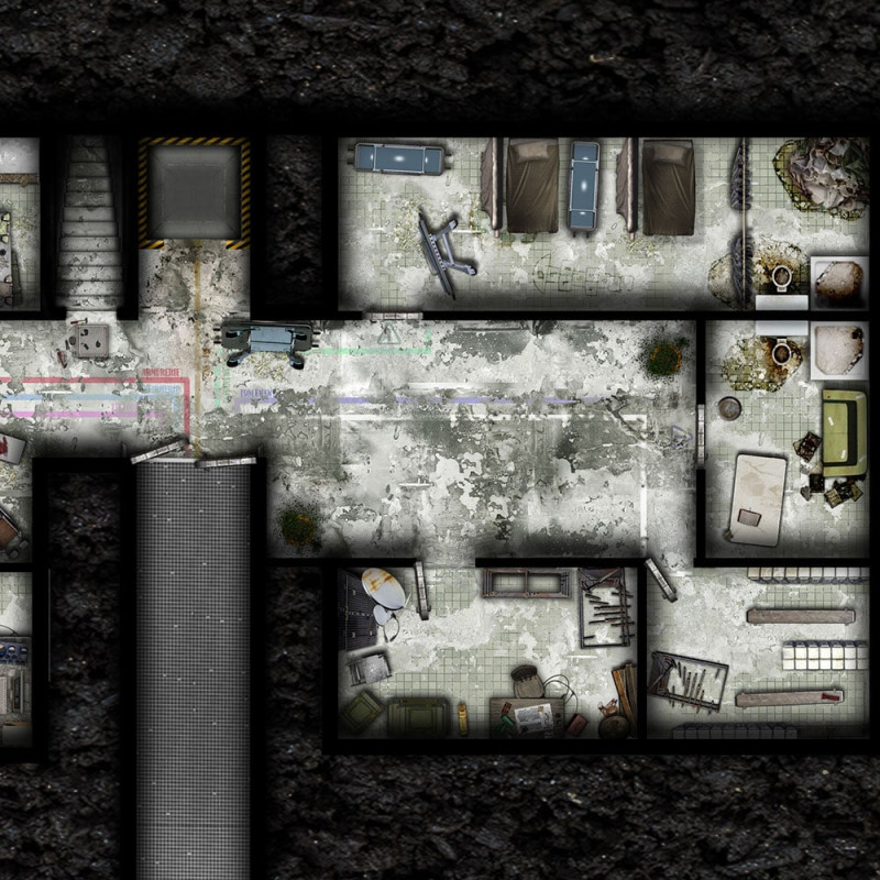 22 Free Post-Apocalyptic Battlemaps for Survival & Wasteland RPG Campaigns [Link in comments]