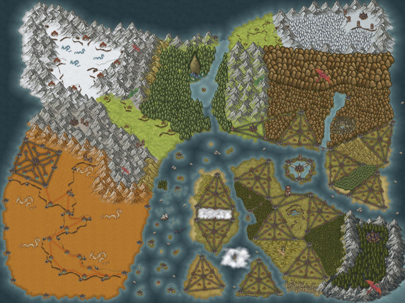 Map for Novel I'm Writing