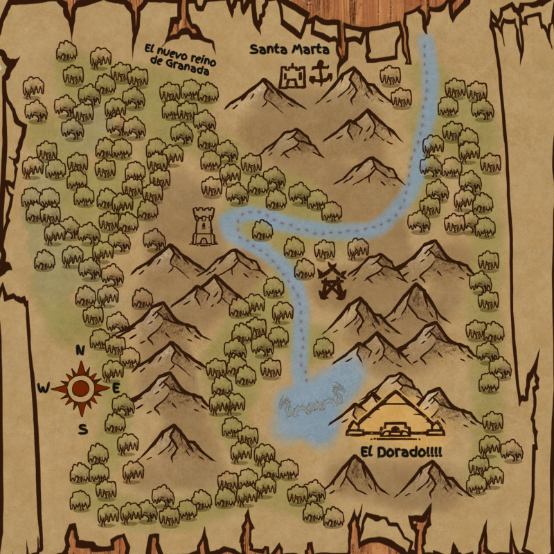 The map to El Dorado