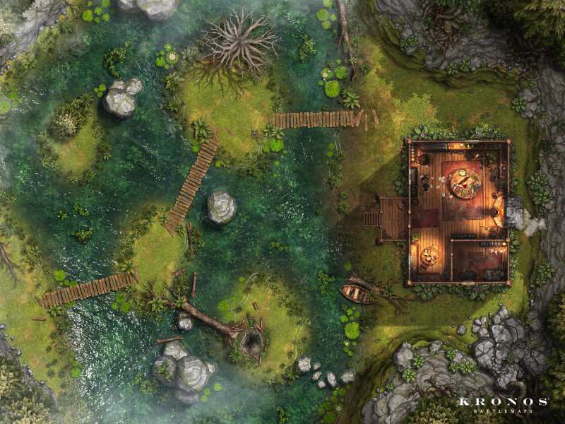 The Witches Swamp - 40x30 Free Map