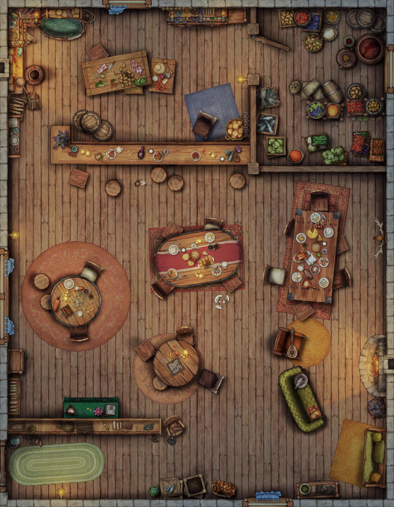 Small Inn [14x18] - 5 unique variations