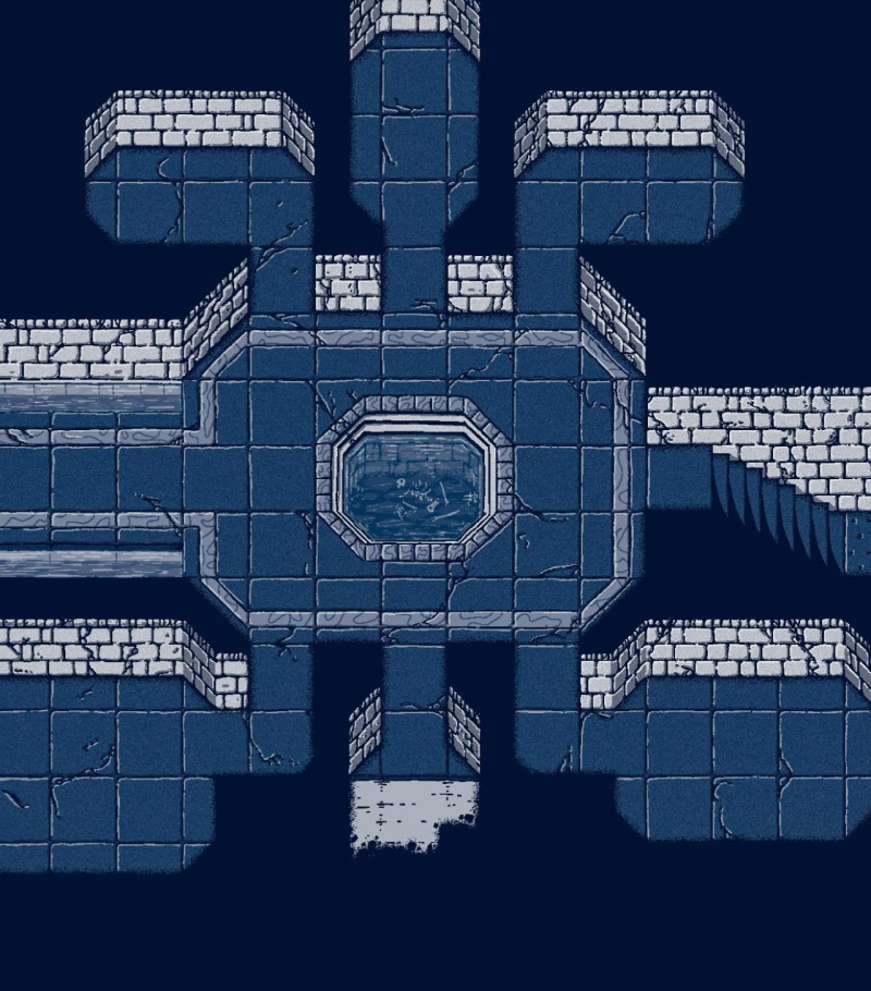 Tomb of the Serpent Kings – fully illustrated dungeon map (WIP, CC-BY 4.0)