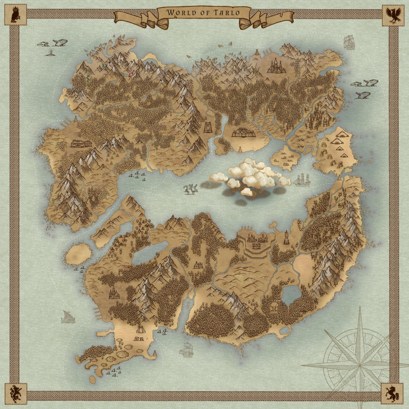 Parchment World of Tarlo - on comission