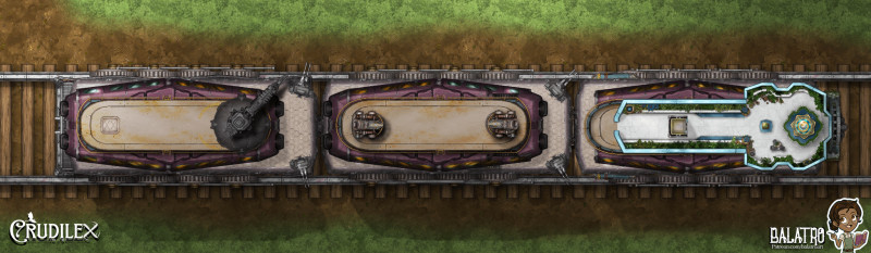The Sanroko-II Fortress Train will cross the entire world, with stations in every nation there is. Some say that when the last spike is hammered the reign of monsters will end forever.