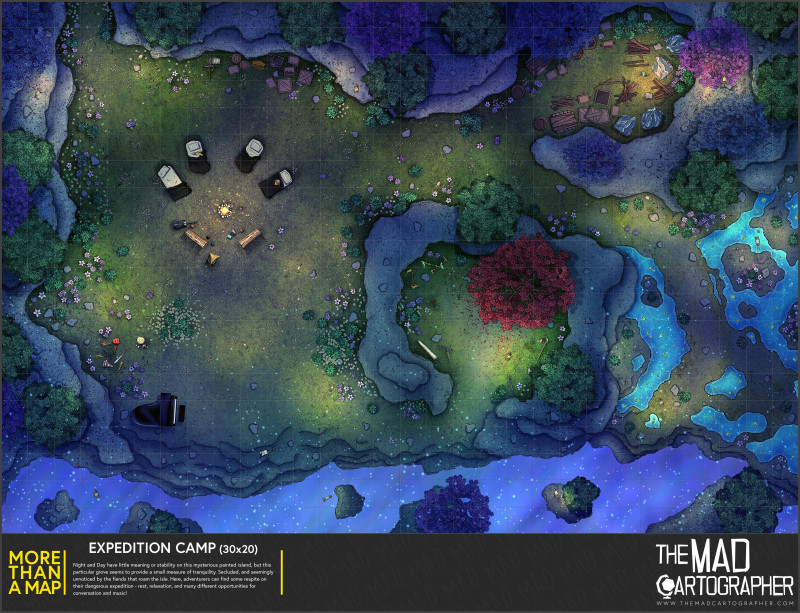 [30x20] More Than a Map: Expedition Camp!