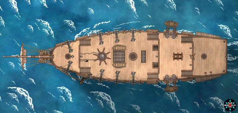 Galleon 'Ship of the Line' [42 x 20] 6 Decks