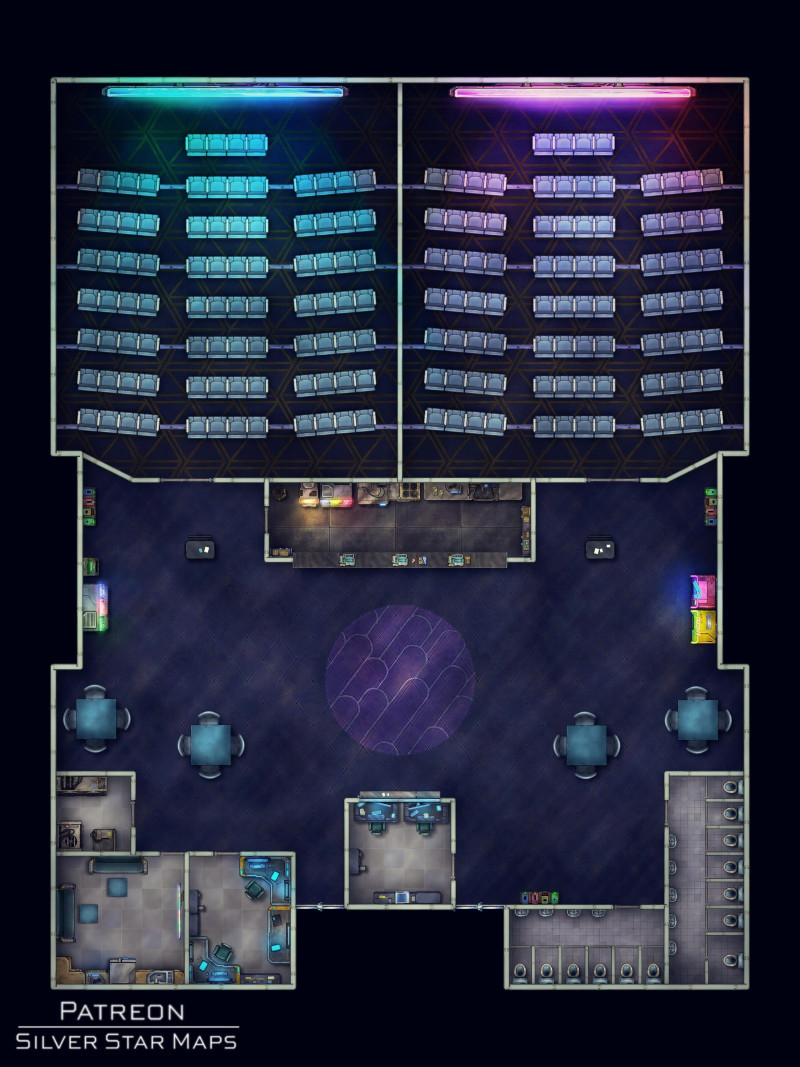 Modern Movie Theater