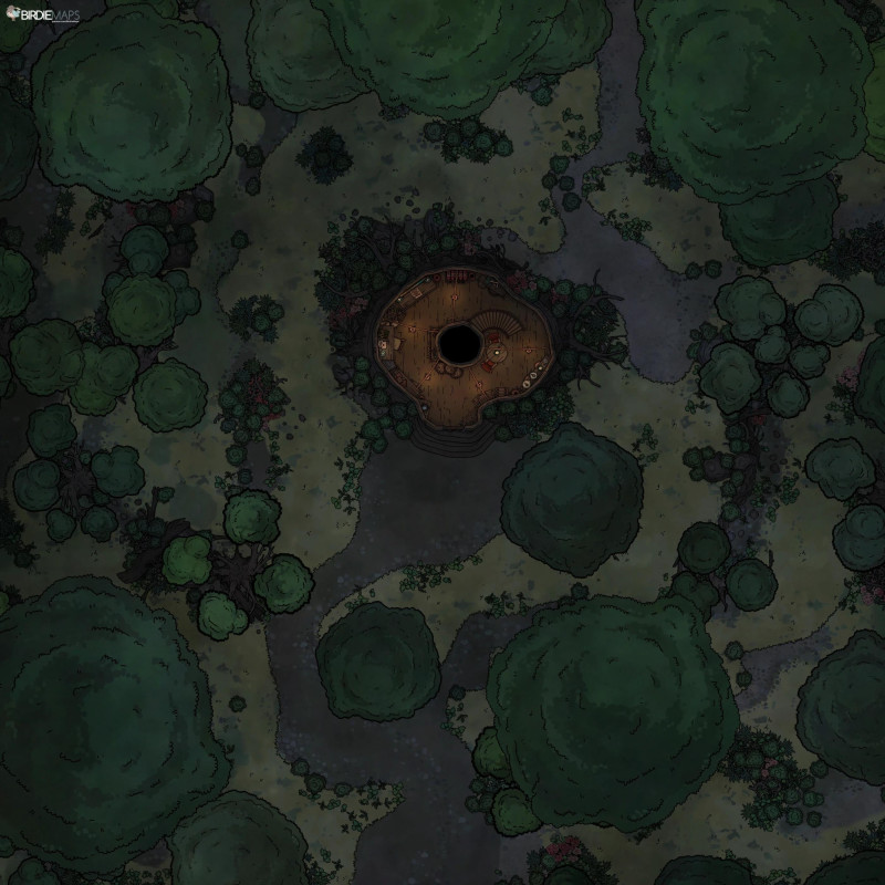 Squirrel Hideout [40x40]