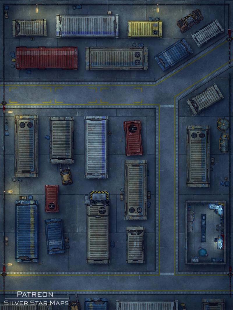 Modern Shipping Port