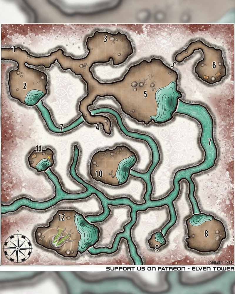 Kuo Toa Lair - Map 330/909 --- Underground dungeon, cave complex.