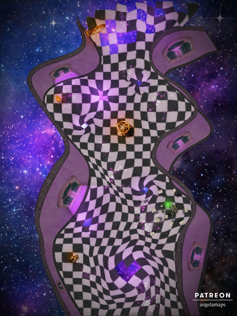 Twisted Reality [battlemap] from Angela Maps - 4 versions! [animated] [art]