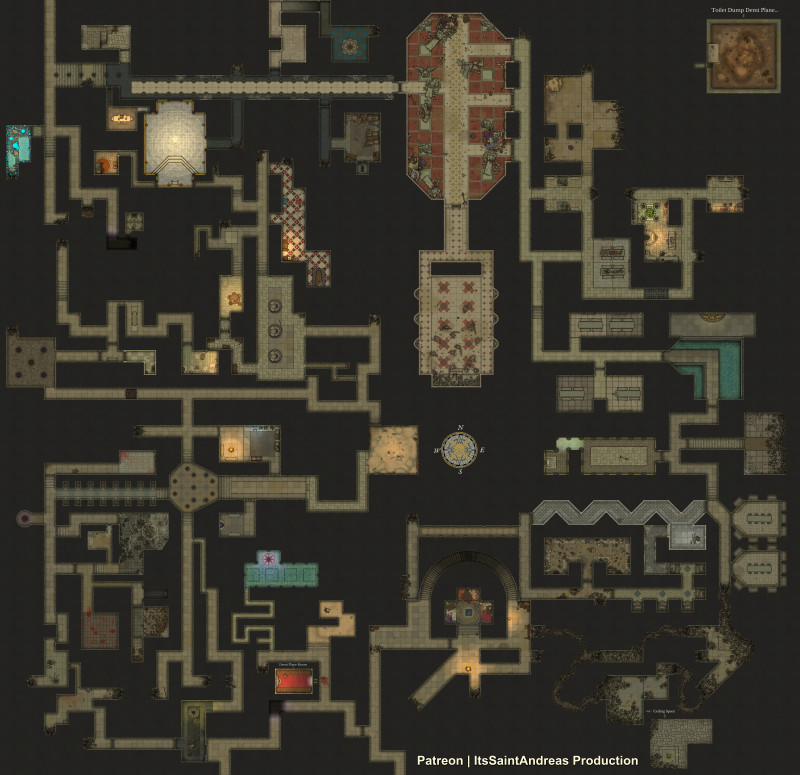Undermountain Upgraded, Decorated East side (1st half completed)