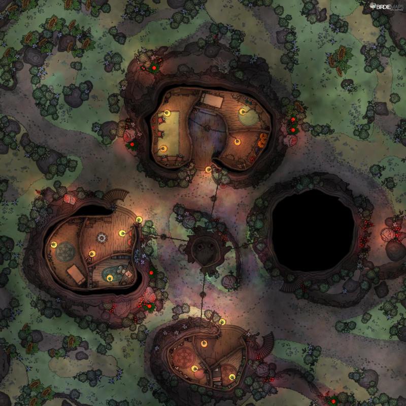 Treetop Temple [40x40]