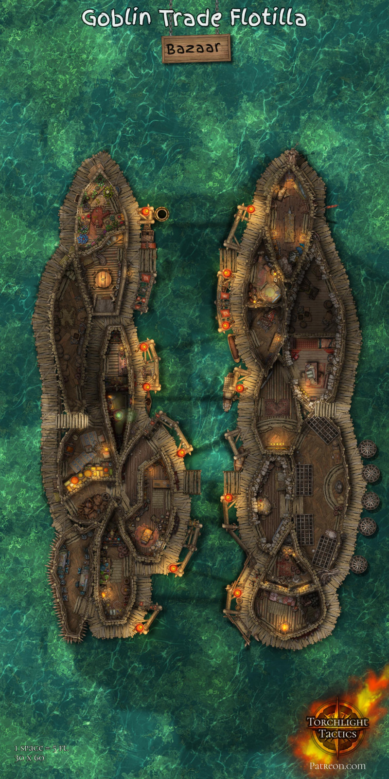 Goblin Trade Flotilla [30 x 60]