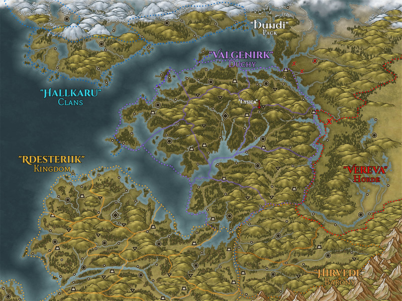 Critique my custom map for RPG campaign