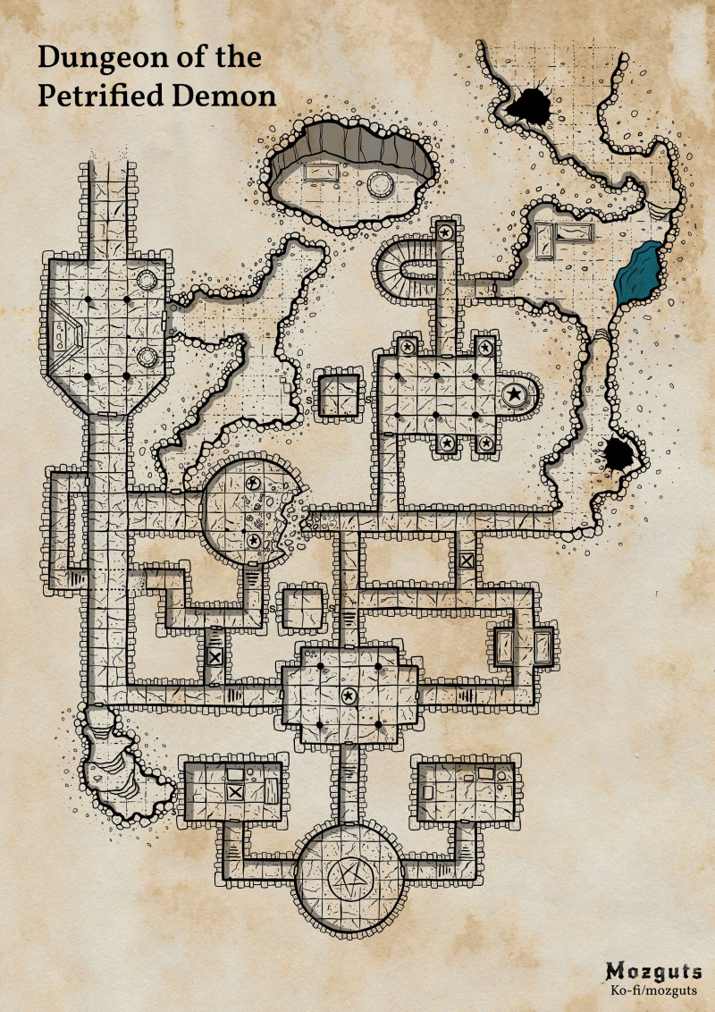 Dungeon of the Petrified Demon