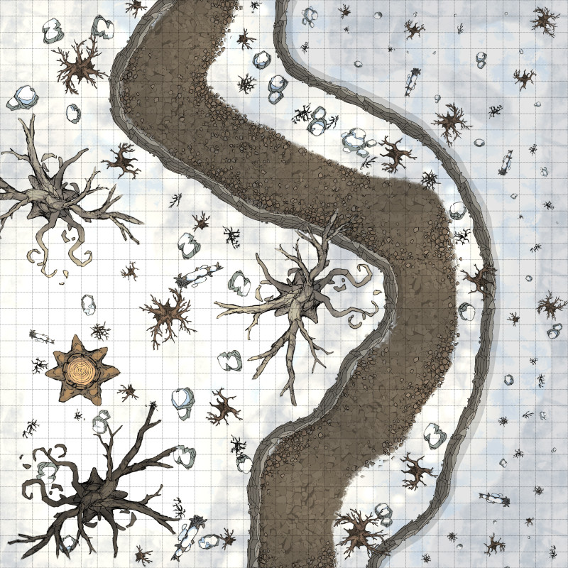 Progression of map quality over the course of my 3 year campaign. (2 years using dungeondraft)