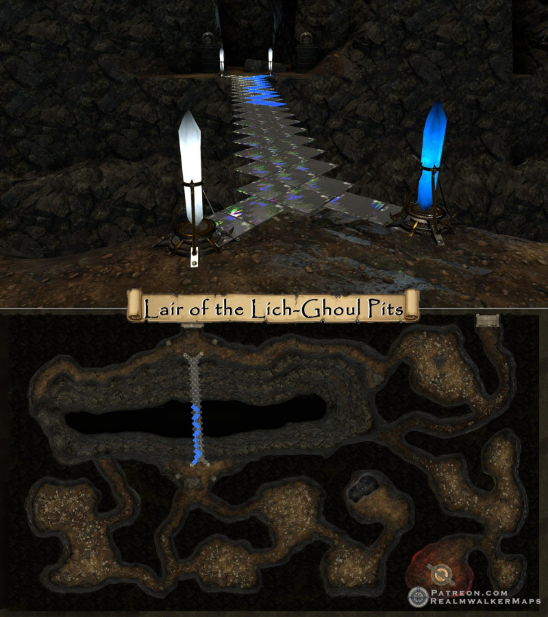 Lair of the Lich-Ghoul Pits (52x29)
