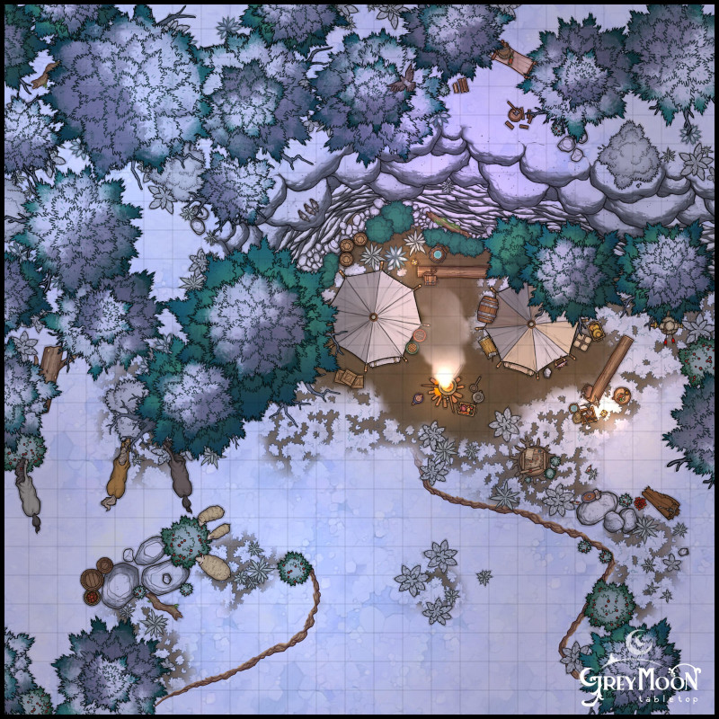 Winter Campsite [25x25]