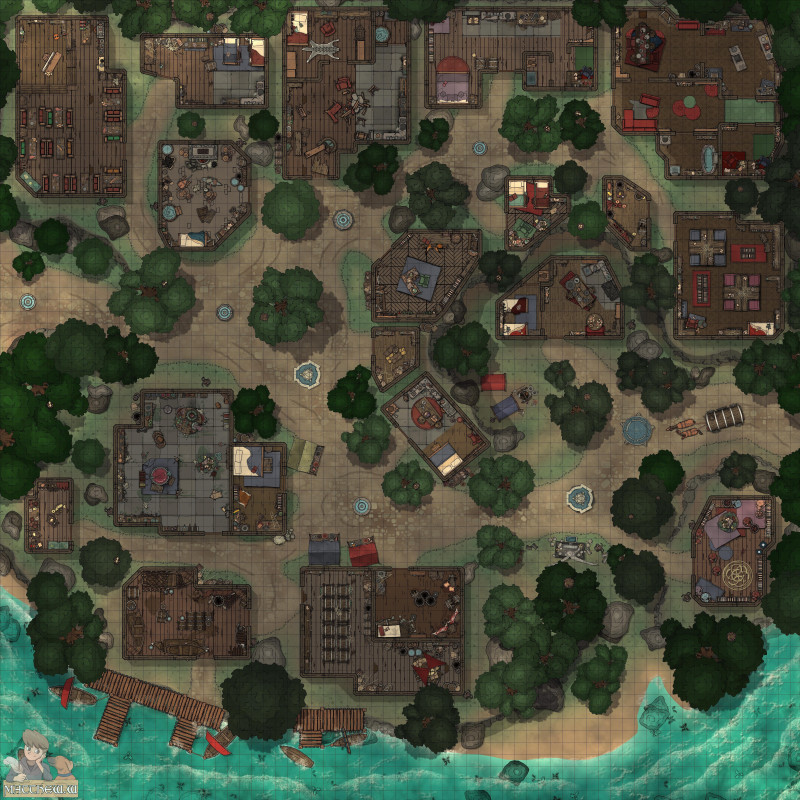 The Hamlet of Wettlewick [67x67]