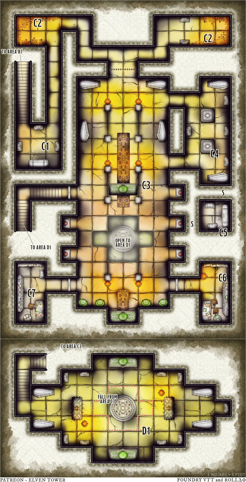 Maps 816-817-818 - Mausoleum of Broken Hopes - Dungeon