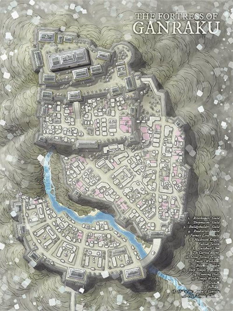 The Dwarven Mountain Fortress of Ganraku
