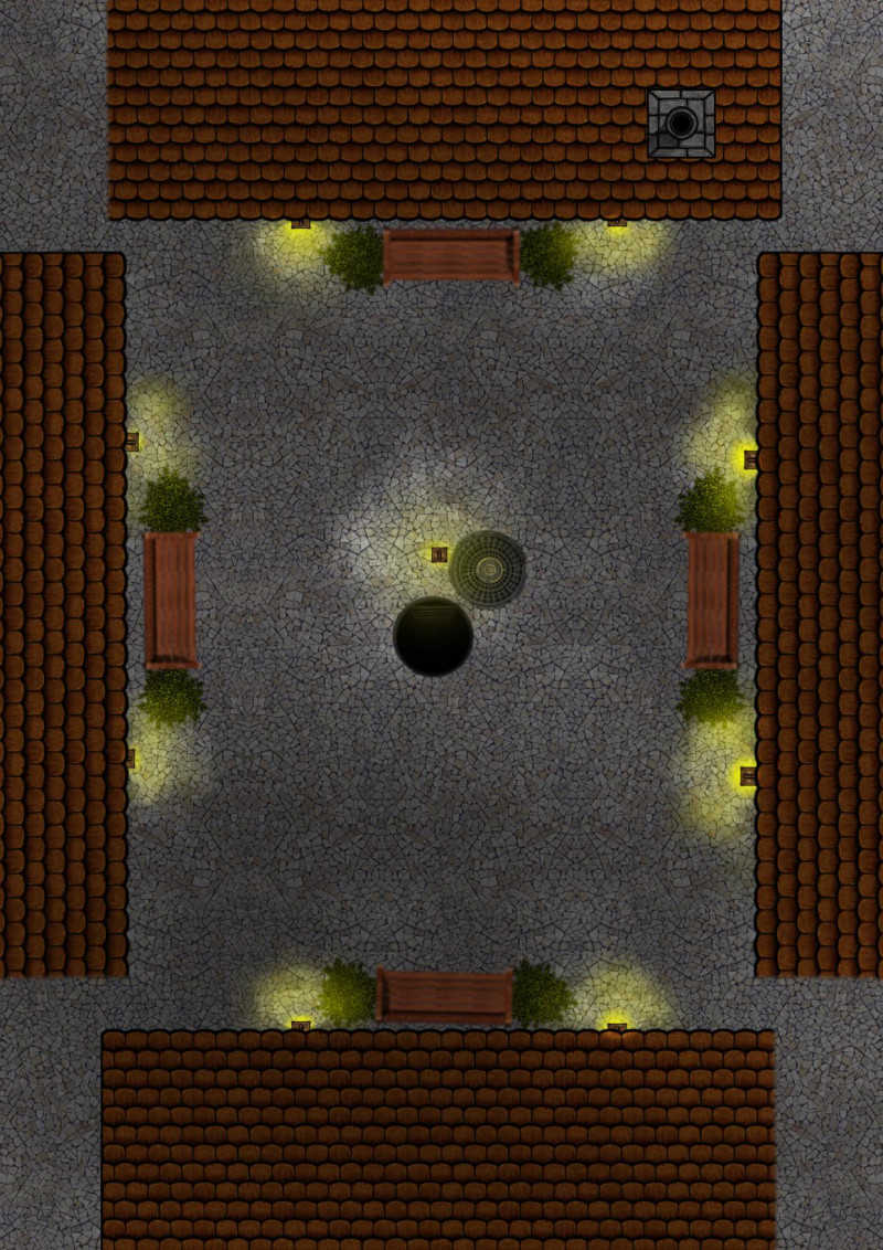 Bueiro com passagem subterrânea