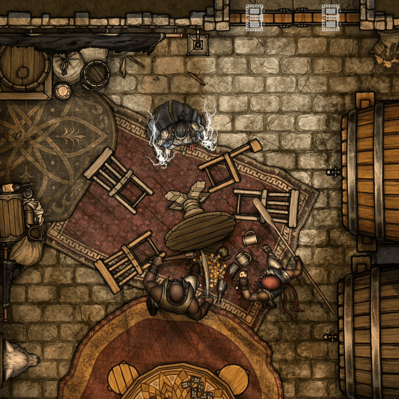 [OC] Pirate Lair 52x64 by Forgotten Adventures