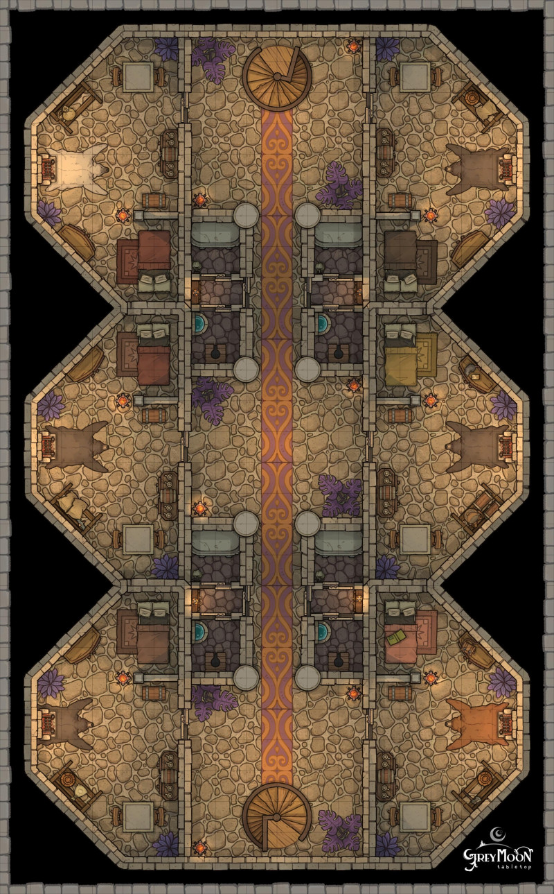 A traveler's inn located in a dwarven stronghold [multiple]