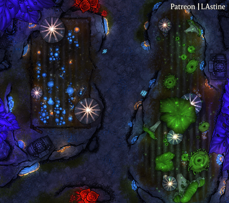 Underdark Mushroom Farm [18x16]