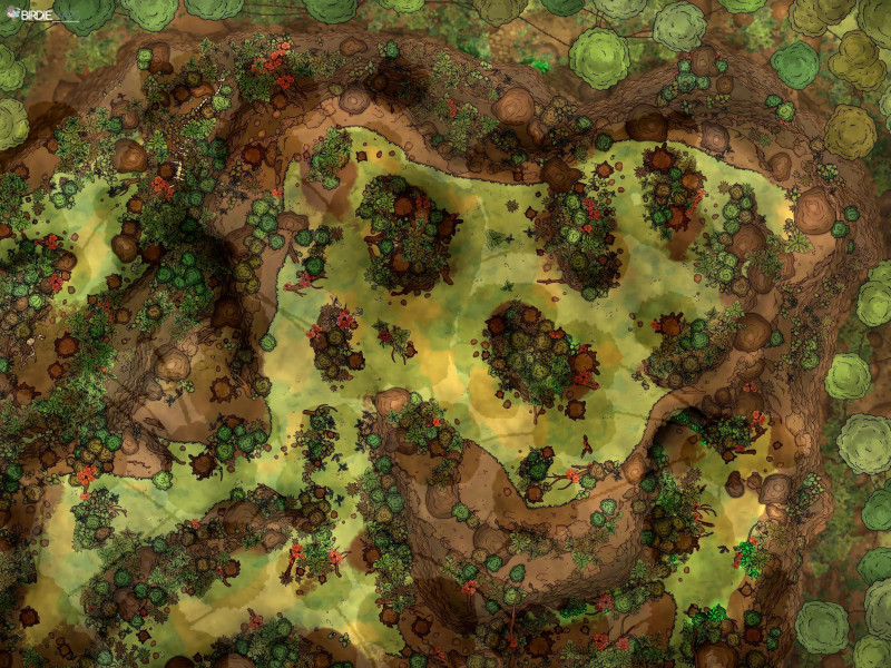 Jungle Mountain Cave [40x30]