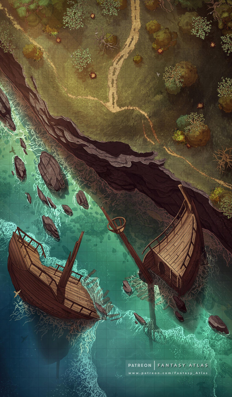 [OC] Saltwater Bluff [24x41]