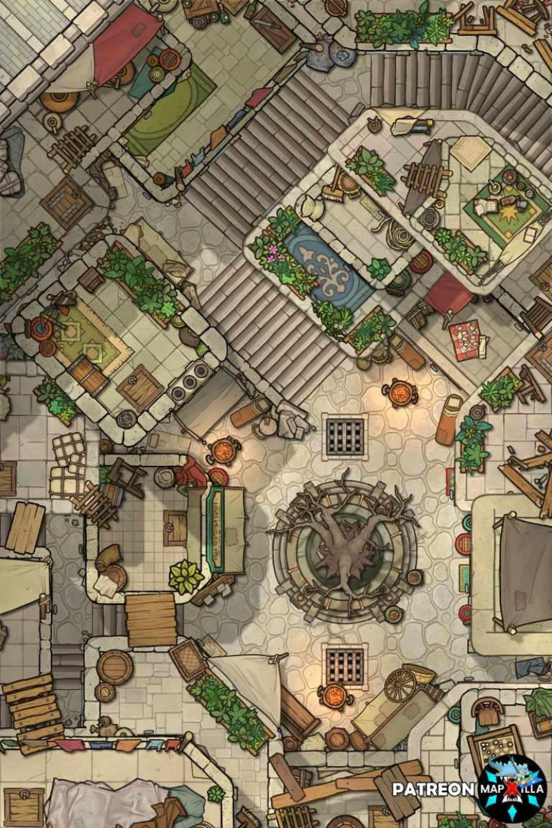 Slum Square [12 x 18]