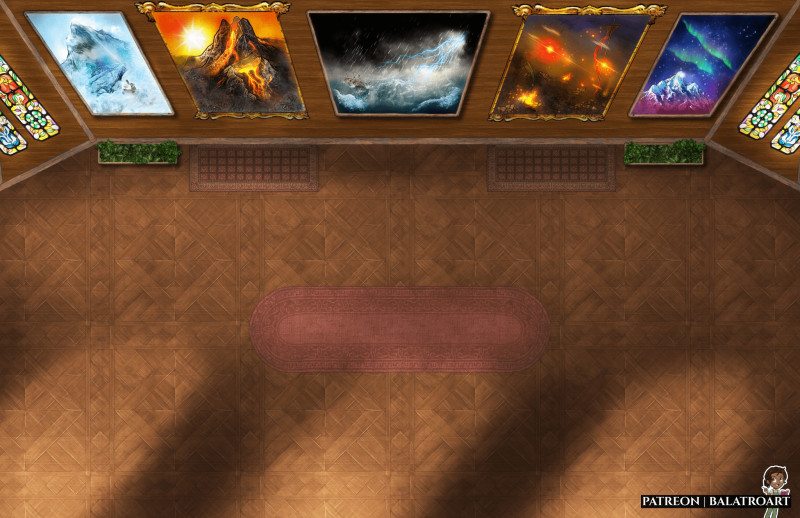 The paintings in the magic gallery really bring the artist’s visions to life. Quite literally.