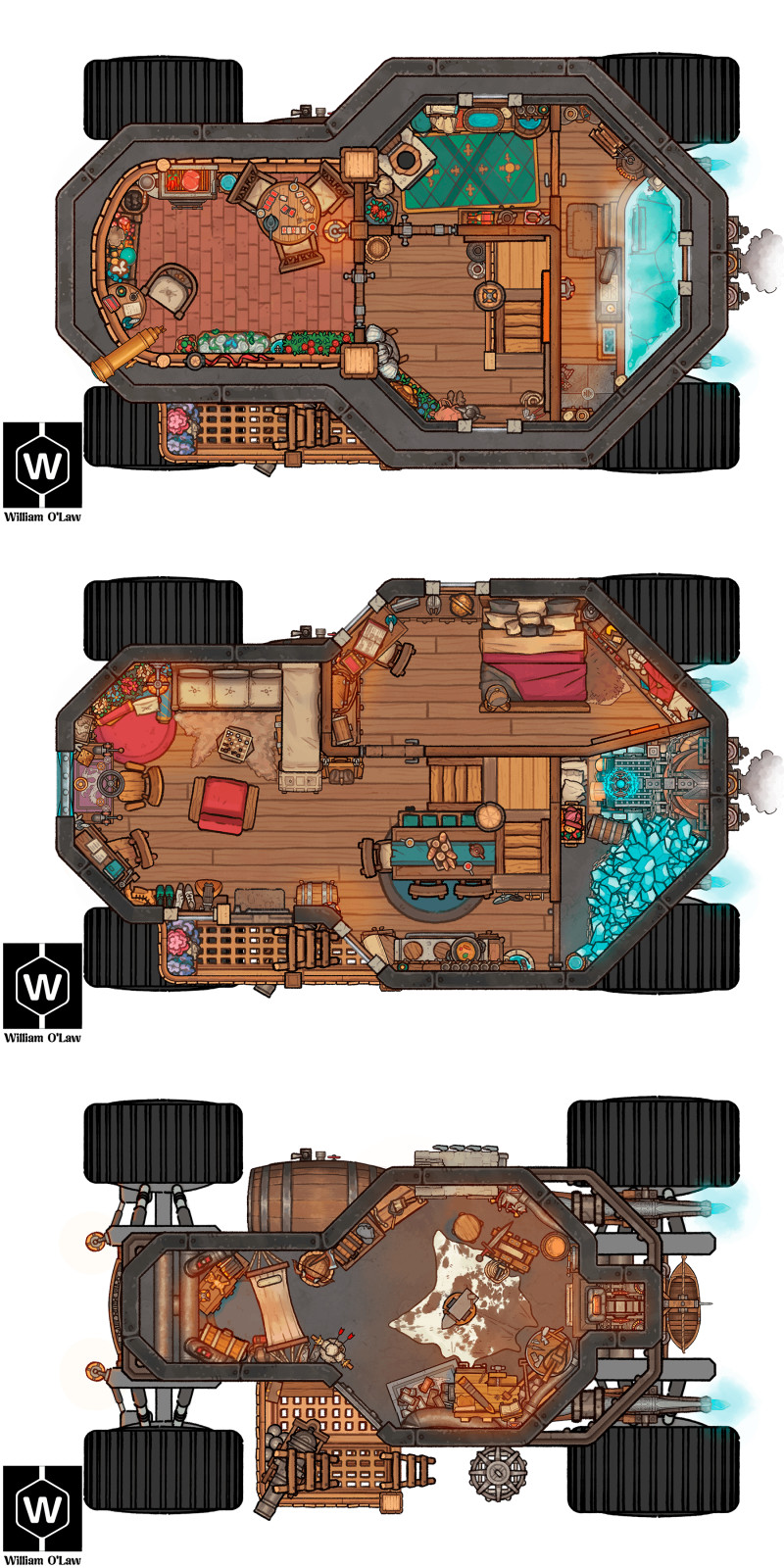Steampunk Siege Tanks – From War Machine to Mobile Home! (Also my Birthday!)
