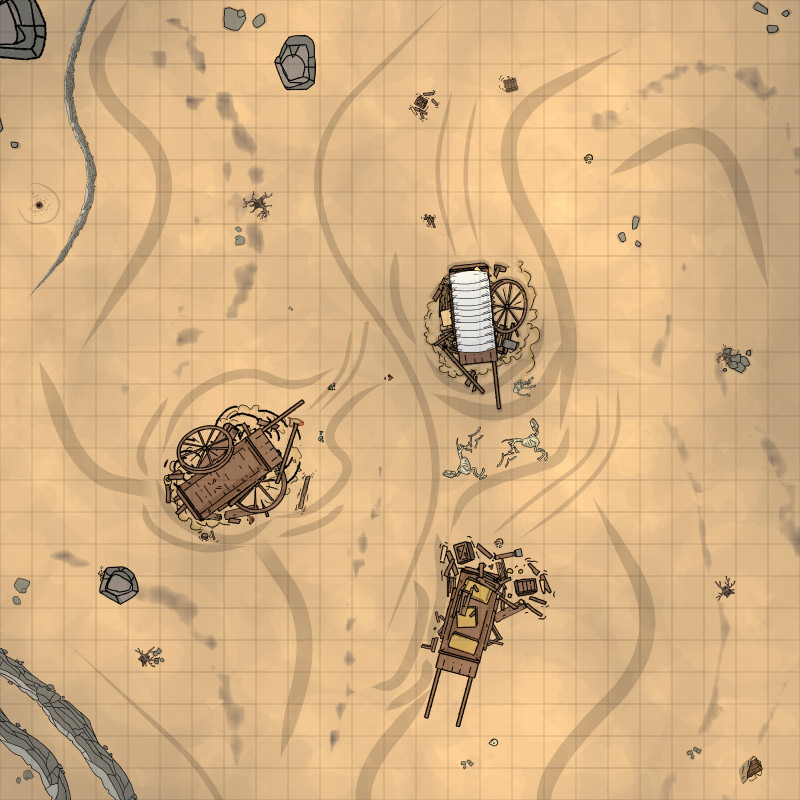 3d8 Scorpions: making all 200 desert encounters a map