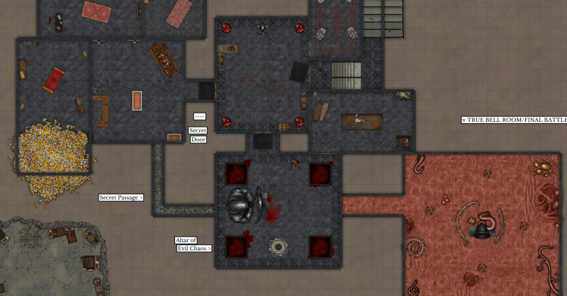 Contiguous, Abyssal caves of Chaos (Heroes of the borderlands)
