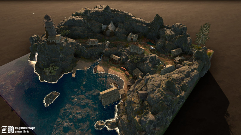 Ulgoth's Beard, Sword Coast (link to 300DPI maps in description)