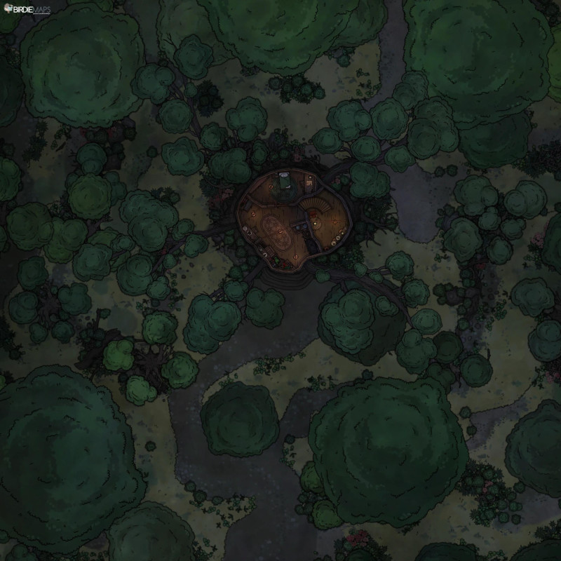 Squirrel Hideout [40x40]