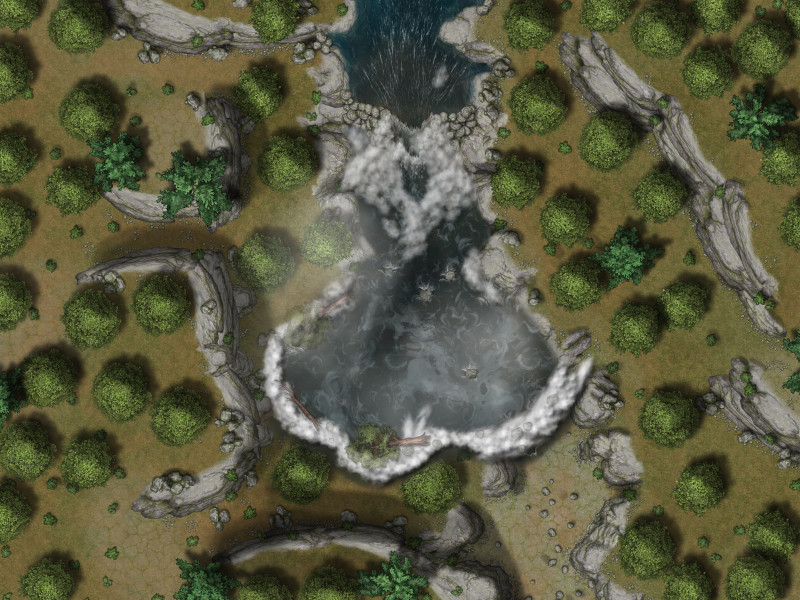 Ravine Dam and the Burst