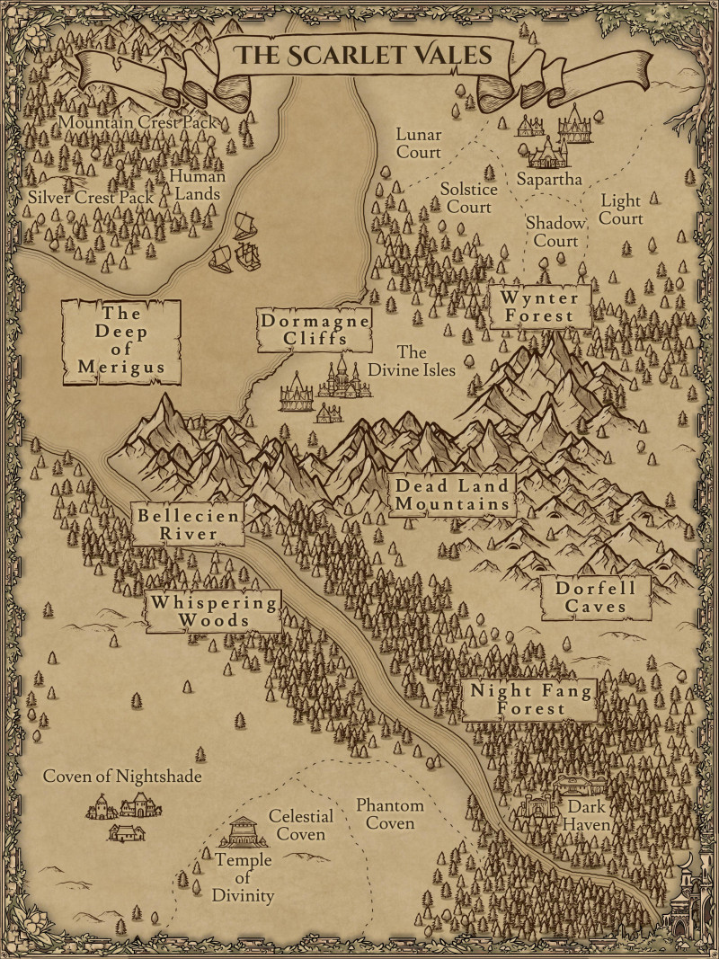 The Scarlet Vales - made for a novel a couple years back