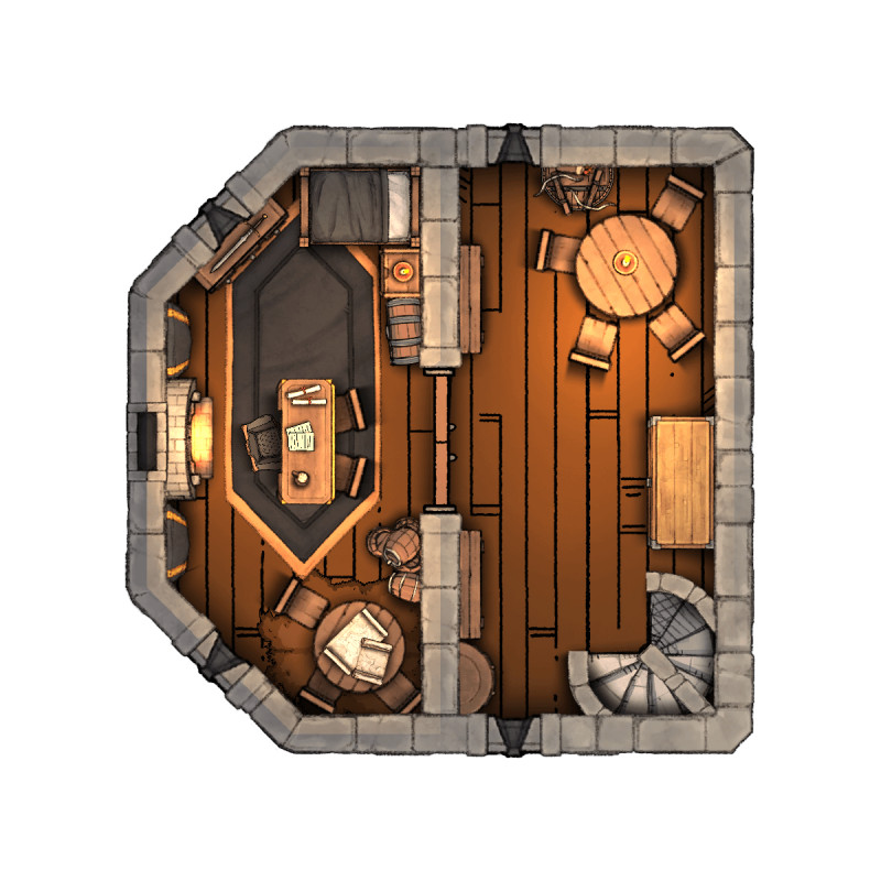 Keep on the Borderlands | 2nd Floor [90 x 120]